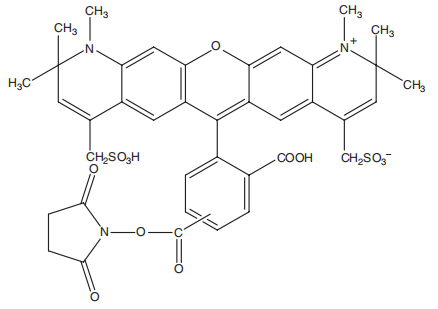 Fluor594SE化学结构