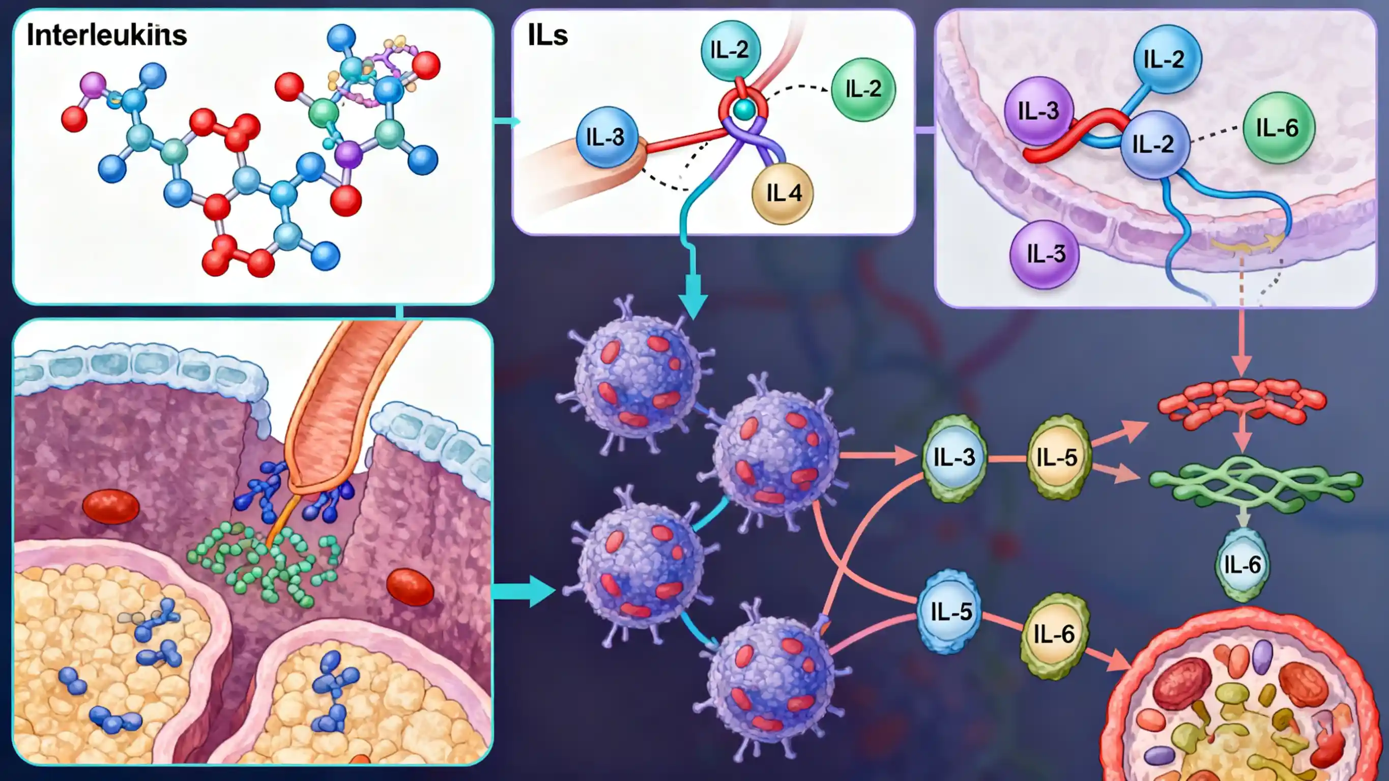 白细胞介素（ILs）及其受体